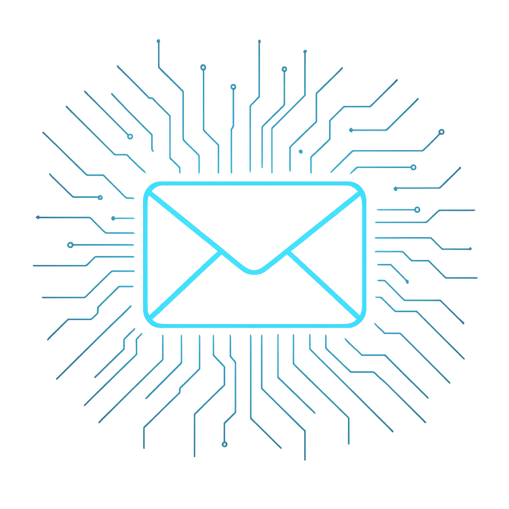 Neon envelope signalling contact